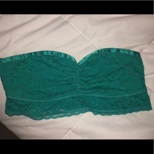 Teal Lace Bandeau/Bralet